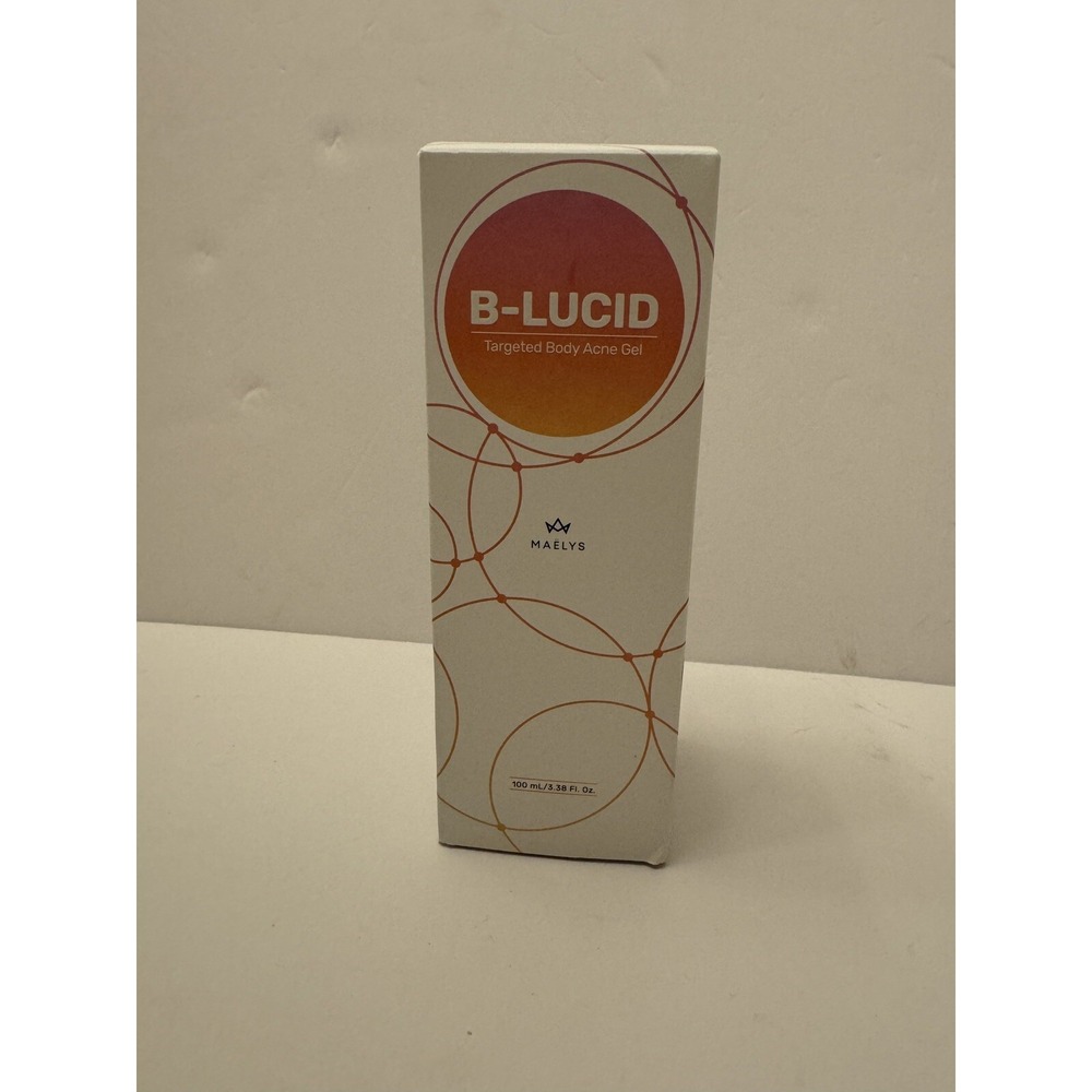 Maelys Cosmetics B-LUCID‎ Targeted Body Acne Gel, NIB Exp 2/13/25